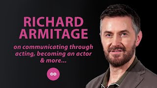 Richard Armitage Filming The Boy in the Woods Communicating Through Drama amp Becoming A Writer [upl. by Winsor]