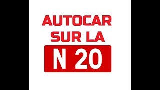 Autocar sur la N20 [upl. by Swisher376]