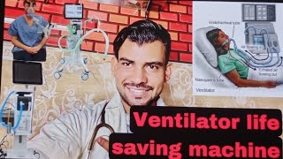 ventilator life saving machine basic modes of ventilator [upl. by Atteyek]