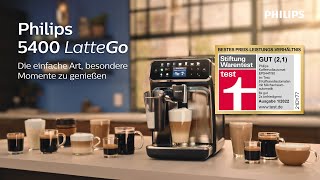 Philips 5400 LatteGo  Schnell reinigendes Milchsystem [upl. by Trinatte]