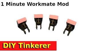 8 One Minute Black and Decker Workmate Upgrade all models [upl. by Eiryk]