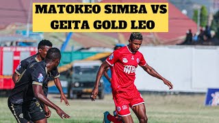 MATOKEO SIMBA VS GEITA GOLD LEO 21 MAY 2024 [upl. by Egidius]