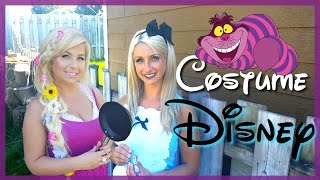 DIY  Costume de Disney  RAIPONCE amp ALICE au pays des merveilles  Déguisement abordable [upl. by Dario]