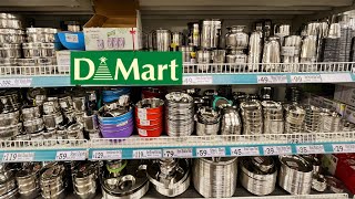 DMart latest offers kitchenware collection stainless steel amp nonstick cookware gadgets appliances [upl. by Eluk]