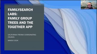 FamilySearch Labs Family Group Trees and the Together App [upl. by Felecia329]