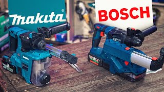 Перфораторы MAKITA DHR183 vs BOSCH GBH185 LI [upl. by Otrebron]