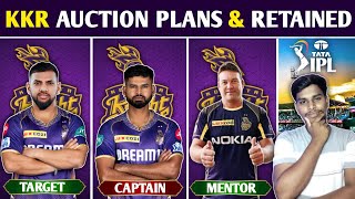 IPL 2025 KKR Squad Analysis 🤩 KKR Retention Player List  Target Player  KKR New Mentor update 🤯 [upl. by Itnahs]