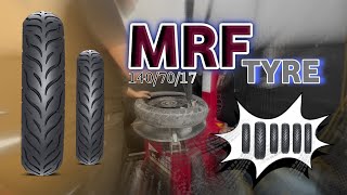 New Tyre MRF 1407017 Installed in Apache RTR 4V  Naimur Creation  2024 [upl. by Lateh]