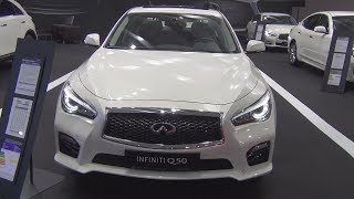 Infiniti Q50S Hybrid AWD 35 V6 364 hp 2016 Exterior and Interior [upl. by Asilanom296]