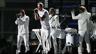 Imagine Dragons  Radioactive x mAAd city live from Grammys 2014 no lags 60fps [upl. by Gnud]