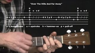 quotOver The Hills And Far Awayquot by Led Zeppelin  365 Riffs For Beginning Guitar [upl. by Rush215]