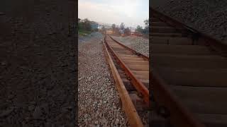 New railway track line ll shortsvideo shorts song explore viralvideo railway ytshortsindia [upl. by Enoval]