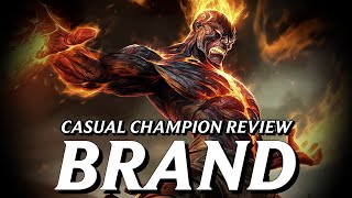 Brand is the fire guy made out of fire with fire all around  Casual Champion Review [upl. by Aivila844]