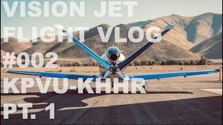 VISION JET TRANSITION FLIGHT VLOG [upl. by Aizahs]