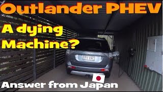 EP233  Mitsubishi Outlander PHEV  A dying machine Answers from Japan🎌 [upl. by Anela]