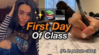 First Day of College Classes Vlog Binghamton University [upl. by Enihsnus]