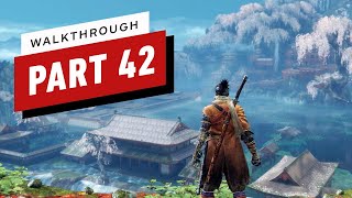 Sekiro Shadows Die Twice Walkthrough  Fountainhead Palace Great Sakura and the Lake Path Part 42 [upl. by Guido]