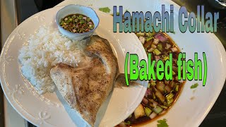 Hamachi Collar baked fish [upl. by Okikuy]