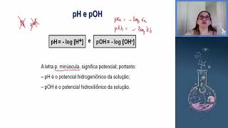 Equilíbrio químico  pH e pOH  parte 4 [upl. by Aicetel]