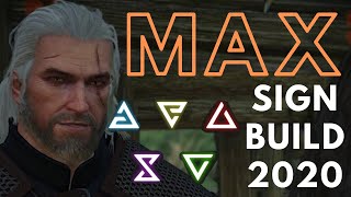 THE WITCHER 3 SIGN BUILD 2022 [upl. by Ahsenyl]