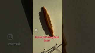 tv tvmount dewalt viral fyp stud studbuddy snaptoggle commercial commercialbuilding clean [upl. by Areip]