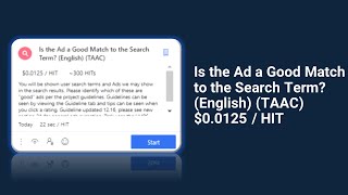 Is the Ad a Good Match to the Search Term English TAAC 00125  HIT UHRS QUALIFICATION ANSWERS [upl. by Llewon]