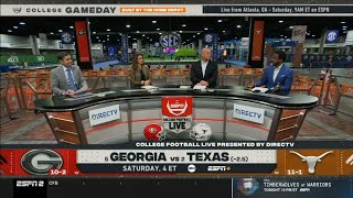 College Football Live  Prediction CFB Week 15 TexasGeorgia OregonPenn State ClemsonSMU amp more [upl. by Clemence142]