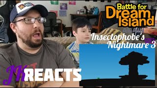 BFDIA Battle for Dream Island AGAIN REACTION Episode 3 Insectophobes Nightmare 3 [upl. by Disini479]