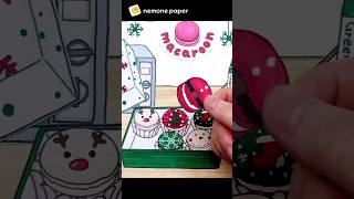 마카롱 만들기 종이놀이paperdiyMakingmacaronPapercookingpaperplay [upl. by Locin476]