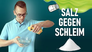 Schleim aus der Lunge lösen mit Salz so gehts richtig [upl. by Aciret]