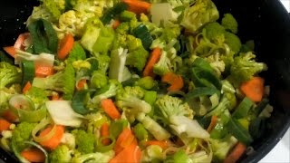 SALTEADO DE VERDURAS come saludable toda la semana  SAUTEED VEGETABLES [upl. by Saenihp373]