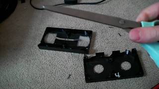 How to fix a broken VHS tape part 13 [upl. by Etteiluj285]