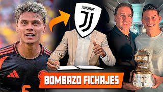 BOMBAZO COLOMBIANO x JUVENTUS FIRMA CONTRATO l MERCADO de FICHAJES l SANCION a COLOMBIA [upl. by Gerdy976]