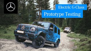 Electric GClass Prototype Testing [upl. by Onaicilef]