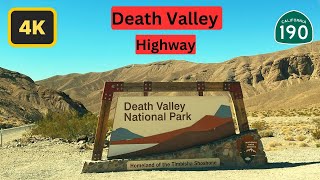 Death Valley Highway  Death Valley Junction to Stovepipe Wells [upl. by Ahseram441]