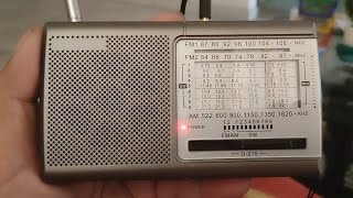 Shortwave listening with XHData D219 radio  06Oct2023 [upl. by Werdnaed216]