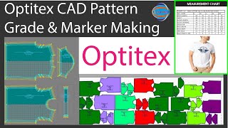 Optitex Pattern Grading amp Marker Making Marker making Optitex cad system Cad mark making [upl. by Chaing]