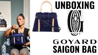 LUXURY UNBOXING GOYARD SAIGON BAG [upl. by Stillman923]