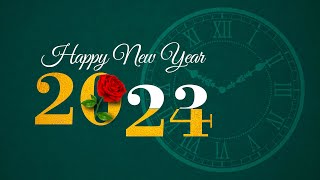 Happy New Year 2024 Motion Graphics and wishes Videos  Royalty Free [upl. by Coleen949]