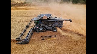 FENDT IDEAL 9T  Black Beast Combine in Germany [upl. by Aitercal]