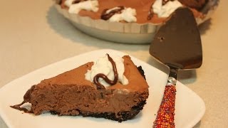 Chocolate Lovers Chocolate Mousse Pie [upl. by Eidda389]