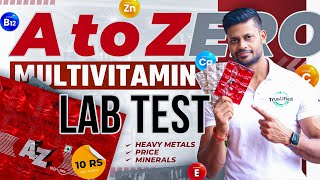 A to Z MULTIVITAMIN REVIEW WITH LAB TEST REPORT  PASS OR FAIL  review health fitness [upl. by Ttelrahc]