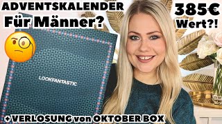 LOOKFANTASTIC ADVENTSKALENDER für IHN 2023 UNBOXING  LF Box OKTOBER 2023 VERLOSUNG [upl. by Neyugn]