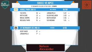 St Bernards OC 2nd XI v Noble Park 2nd XI [upl. by Ahseekat]