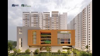 SRIAS LIFE SPACES TIARA BACHUPALLY Premium Apartment gated community with 2BHK 3BHK and 35BHK [upl. by Farkas940]