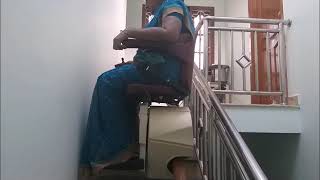 Aarding Stairlift From Handicare Installation at Malleshwaram Bangalore for 2 floors [upl. by Richardo242]