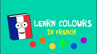 🎨🇫🇷 French colours childrens song  Learn French for kids [upl. by Clint692]