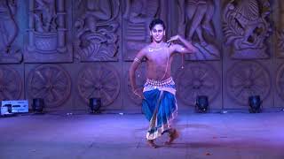 Kirwani Pallavi  Odissi Dance performance by Sunil Behera at Debadashi Nrityanjali Odissi Festival [upl. by Ipoillak89]