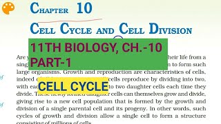 Class 11 biology Ch10Part1Cell cycleStudy with Farru [upl. by Yelac]