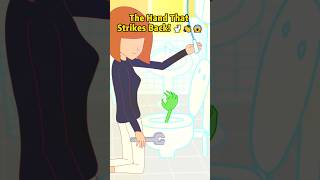 The Hand That Strikes Back 🚽👋😱 animation cartoon comedy funny humor jokes joke laugh haha [upl. by Skiest]